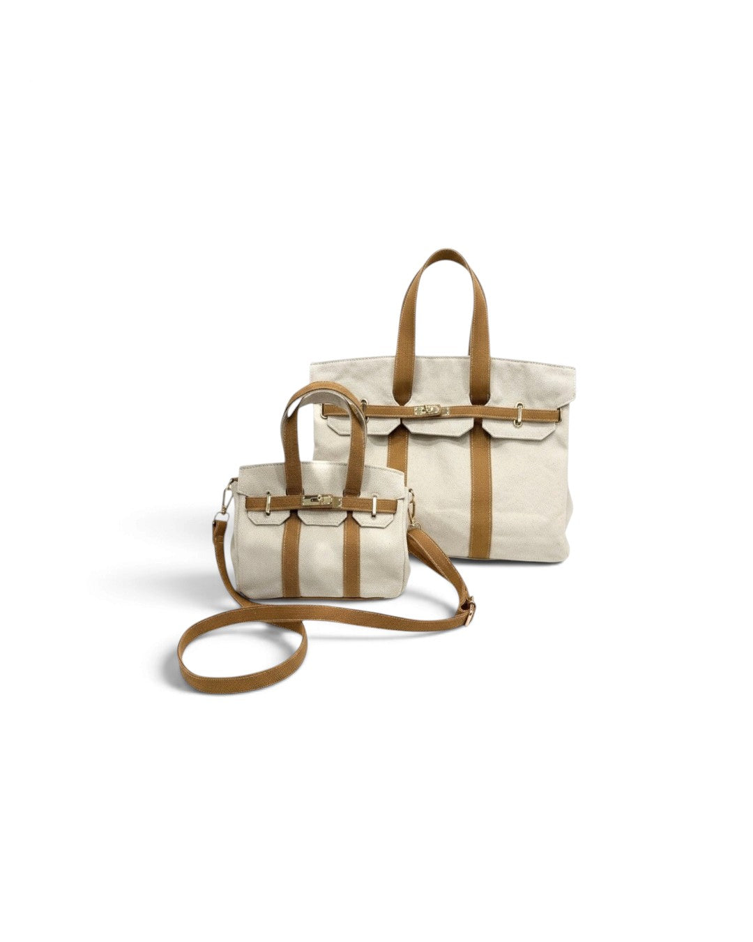 The Luxey Mini Canvas Tote Navy