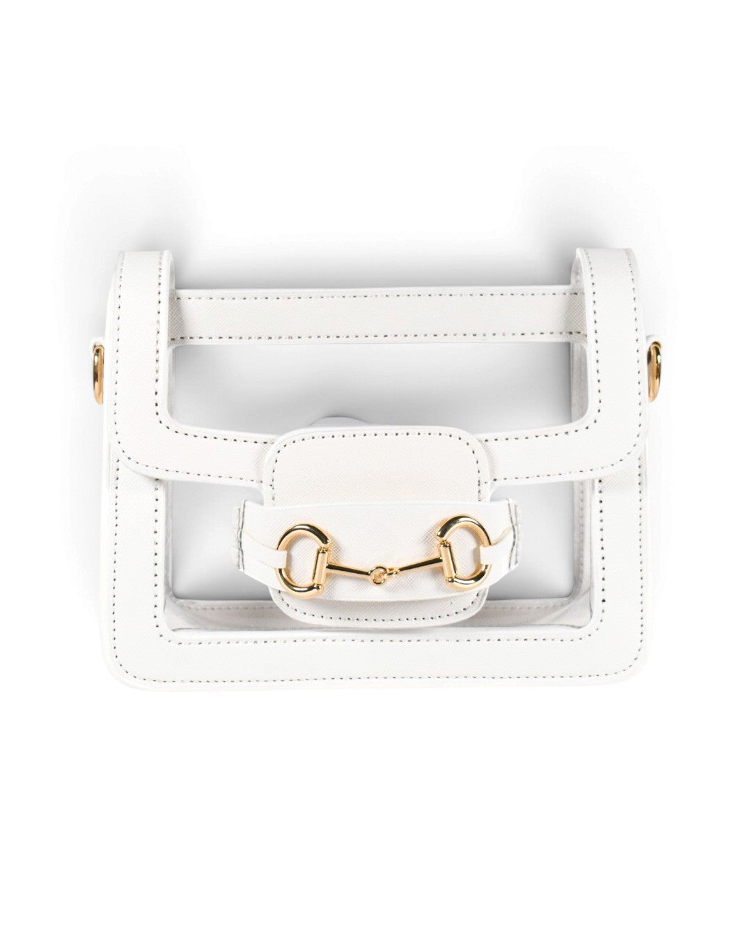The Ashley Clear Handbag Red
