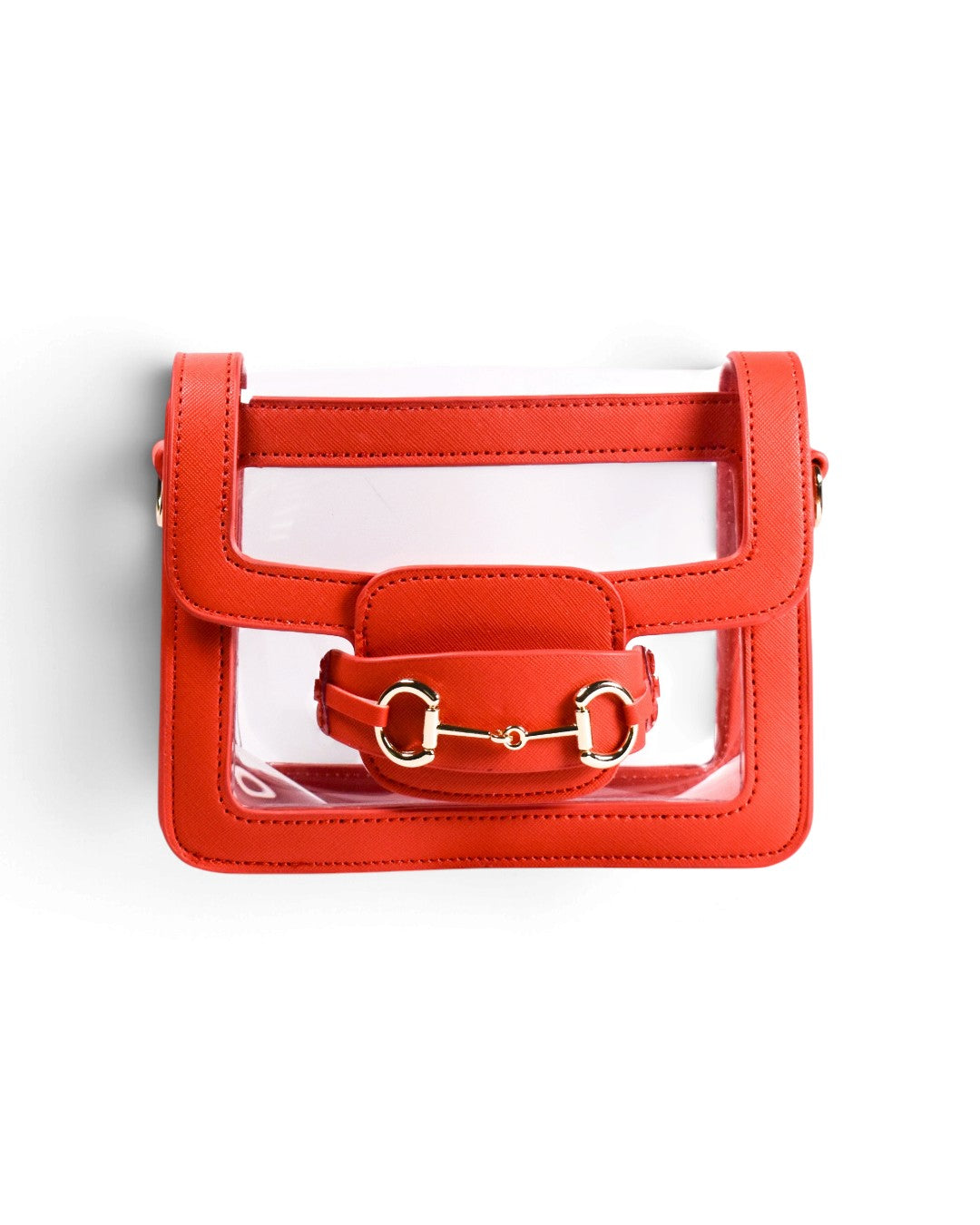 The Ashley Clear Handbag Navy