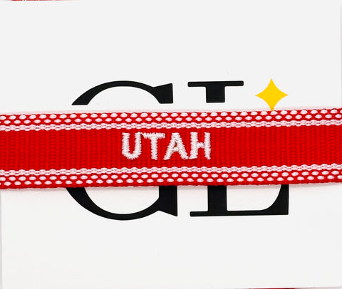 Utah Team Tassel Bracelet