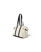 The Luxe Signature Tote- LONG STRAP Black
