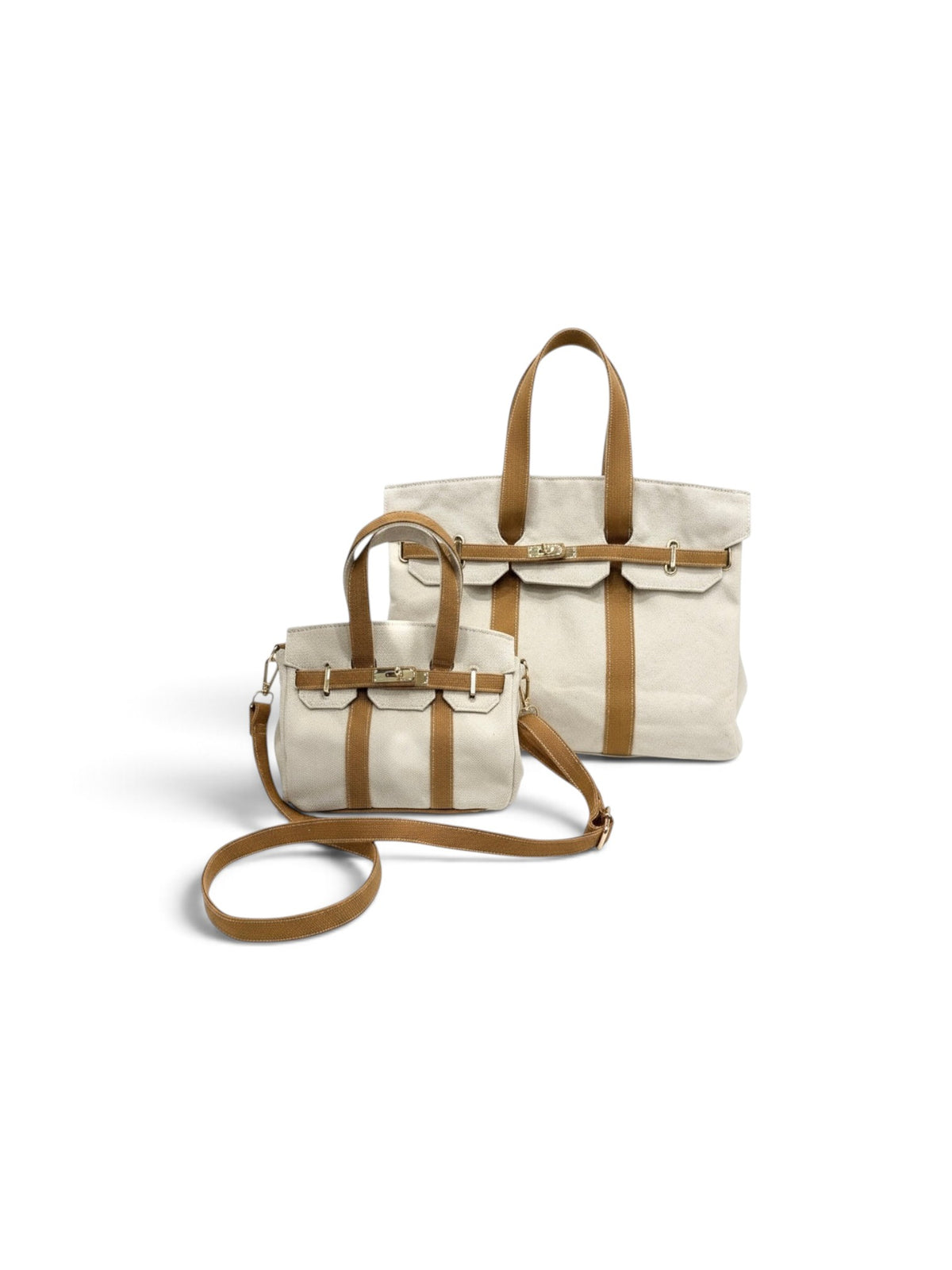 The Luxey Mini Canvas Tote Black