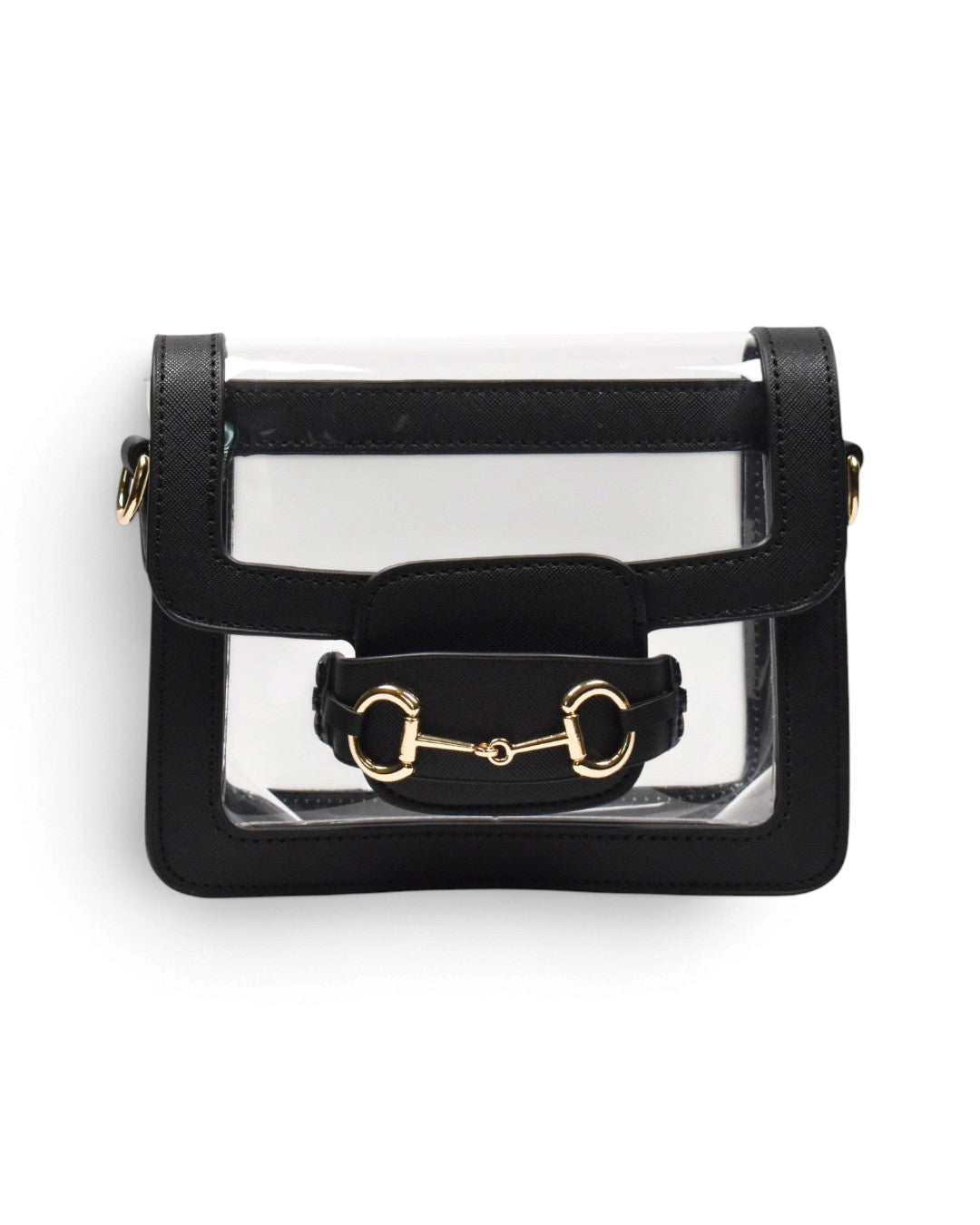 The Ashley Clear Handbag Black