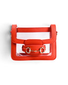 The Ashley Clear Handbag Navy