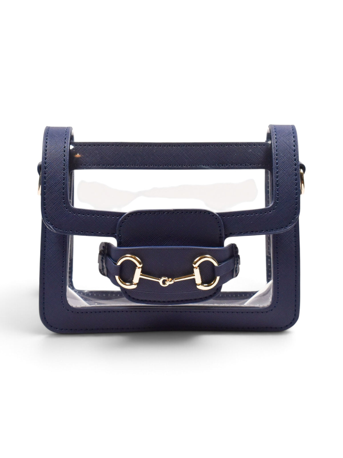 The Ashley Clear Handbag Navy