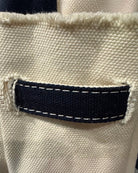 The Weekender Distressed Tote White