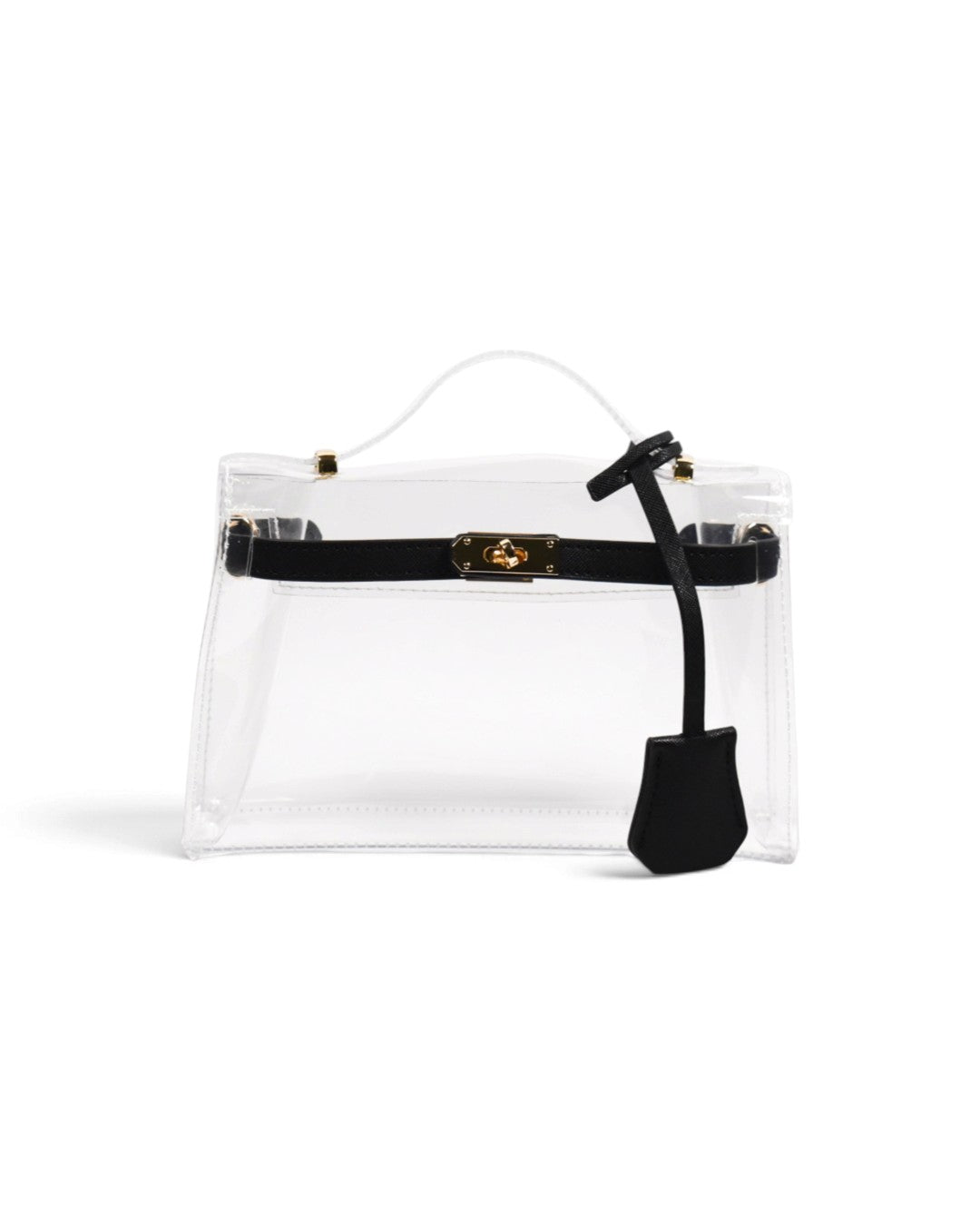 The Mini Andrea Clear Top Handle Bag Clear