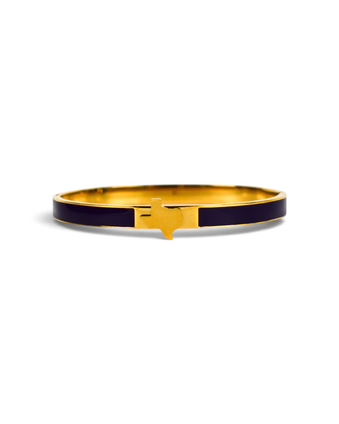 Texas Mini Map Bangle Purple