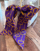 The  Gameday Signature Scarf- Purple And Yellow Gold Purple And Yellow Gold