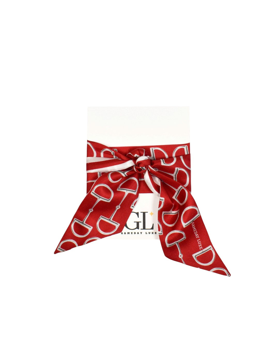 The Gameday Signature Scarf - Crimson And White Crimson And White
