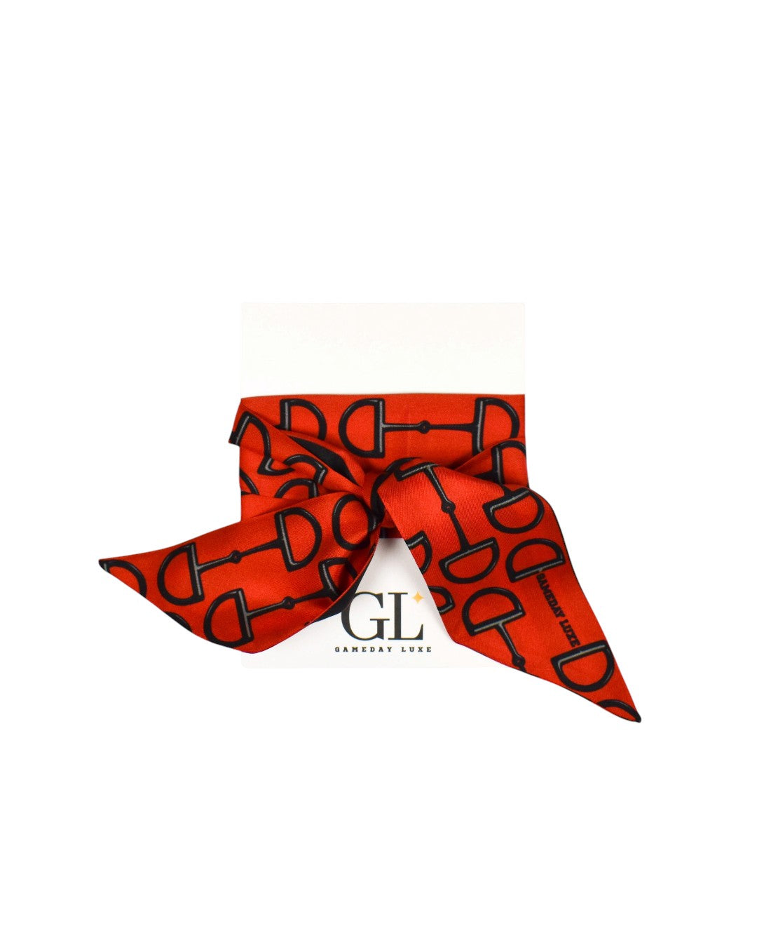 The Gameday Signature Scarf - Red And Black Red and Black