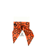 The  Gameday Signature Scarf - Orange And Black Orange And Black