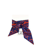 The Gameday Signature  Scarf- Navy, Red And White Navy, Red And White
