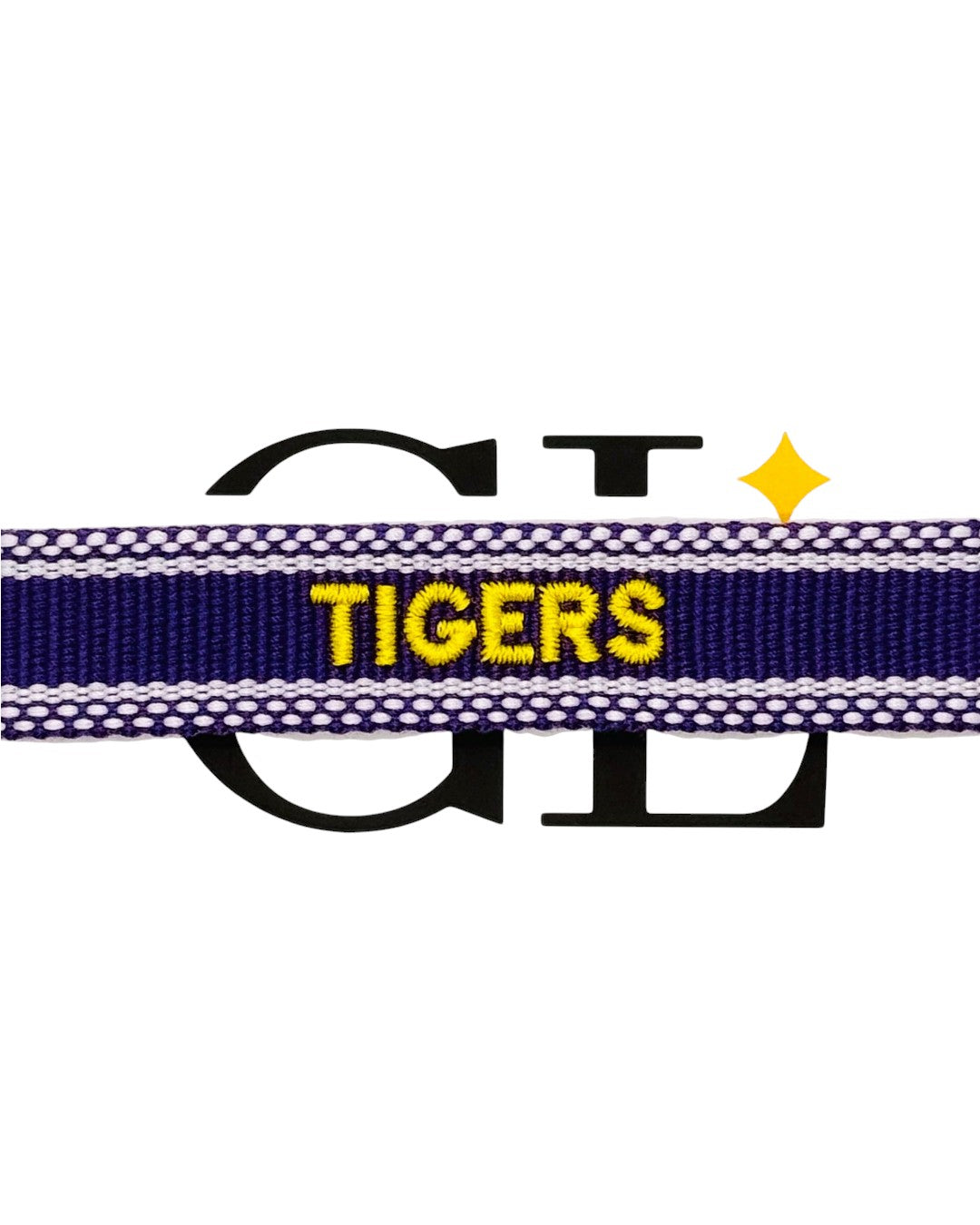 Tigers Purple And Gold Team Tassel Bracelet Purple And Gold