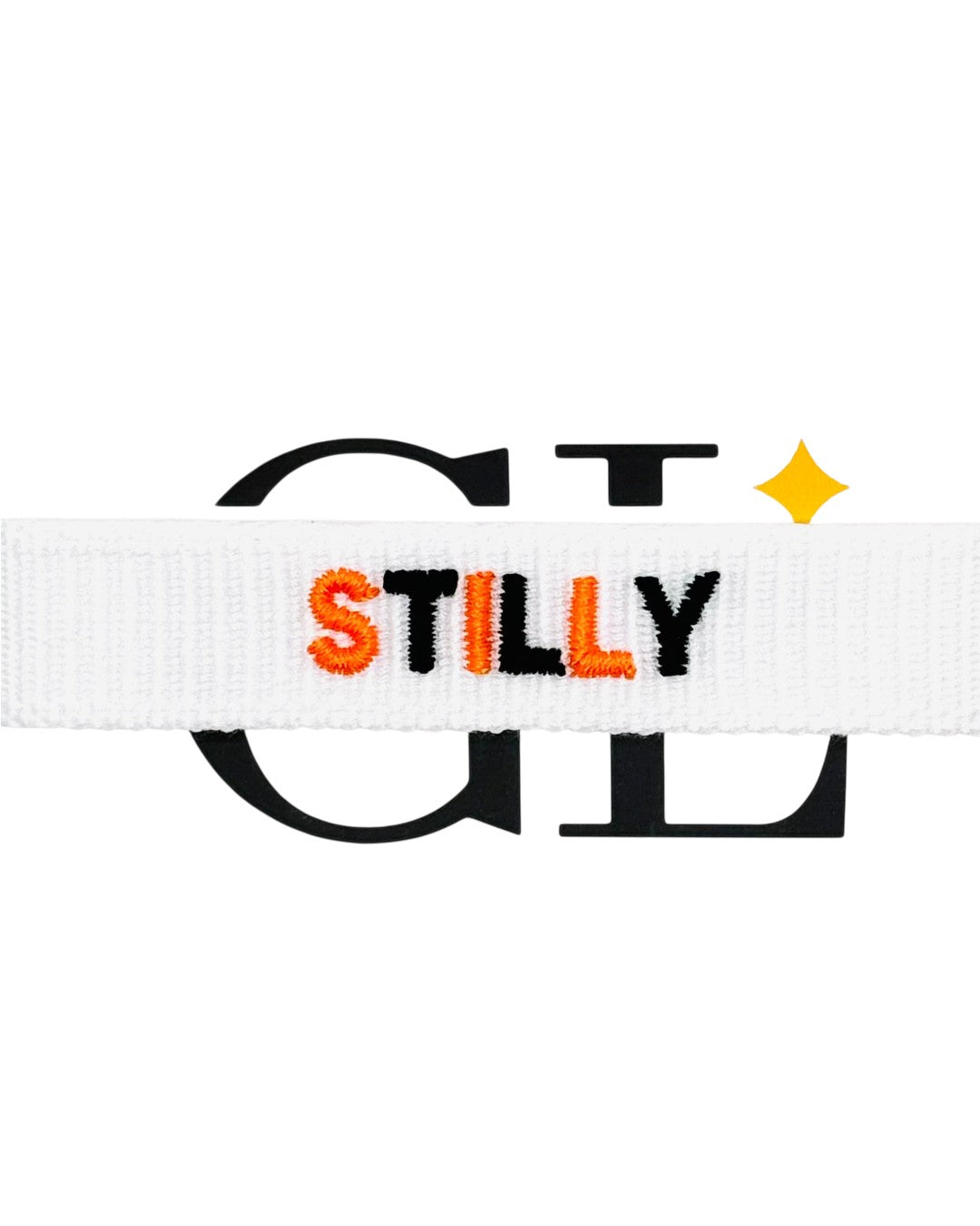 Stilly Team Tassel Bracelet White, Black and Orange