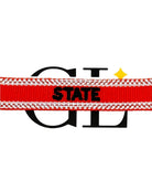 State Bling Team Tassel Bracelet Orange And Black