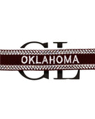Oklahoma Bling Team Tassel Bracelet Crimson And White