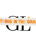 Something In The Orange Team Tassel Bracelet White and Orange