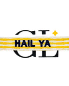Hail Ya Team Tassel Bracelet Gold, White and Navy