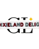 Dixieland Delight Team Tassel Bracelet White, Red and Grey