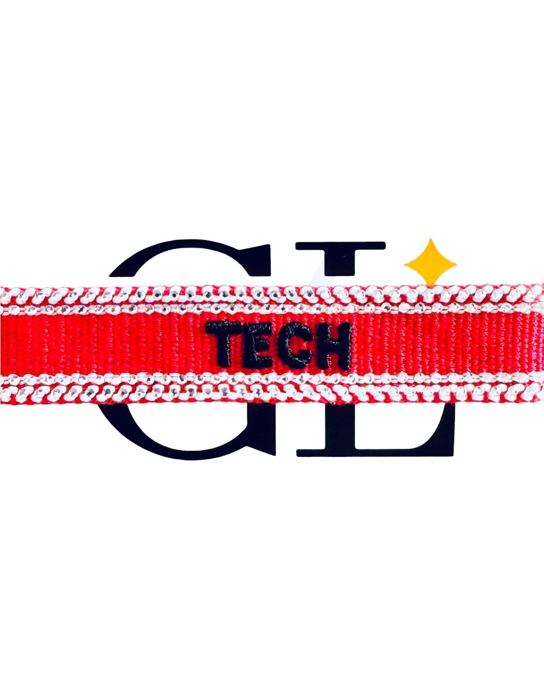Tech Bling Tassel Bracelet Red