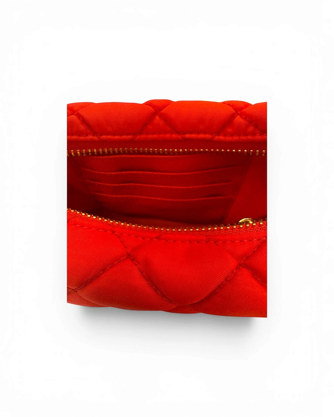 Christy Quilted Mini Nylon Handbag Navy