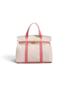 The Weekender Distressed Tote Brown