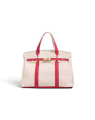 The Weekender Distressed Tote Brown