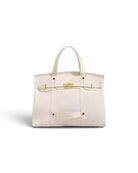 The Weekender Distressed Tote Brown