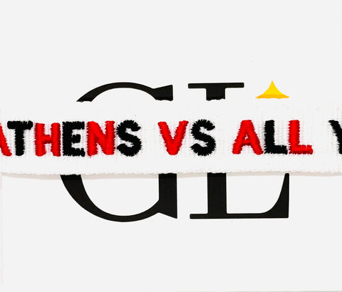 Athens vs All Y'all Team Tassel Bracelet