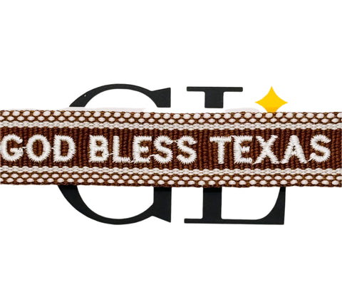 God Bless Texas Team Tassel Bracelet