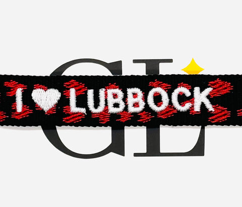 I ❤️ Lubbock Team Tassel Bracelet
